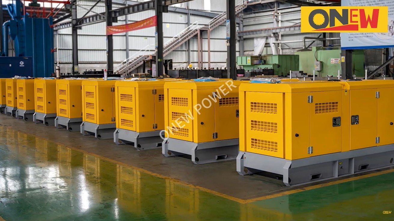gelbe Farbe Dieselgenerator-Generator-Ersatzteile